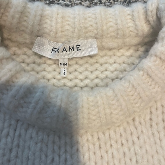 FRAME, SIZE MEDIUM, CREAM SWEATER. EXCELLENT CONDITION. - Picture 4 of 4